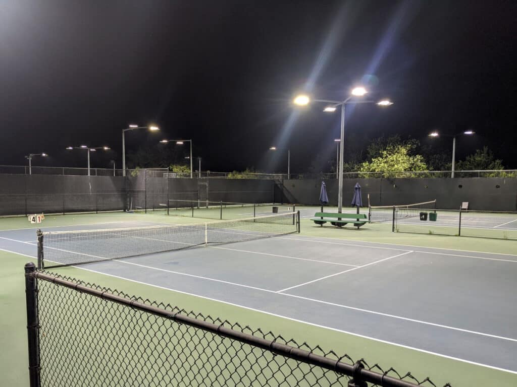 Elings Park Tennis New Lighting